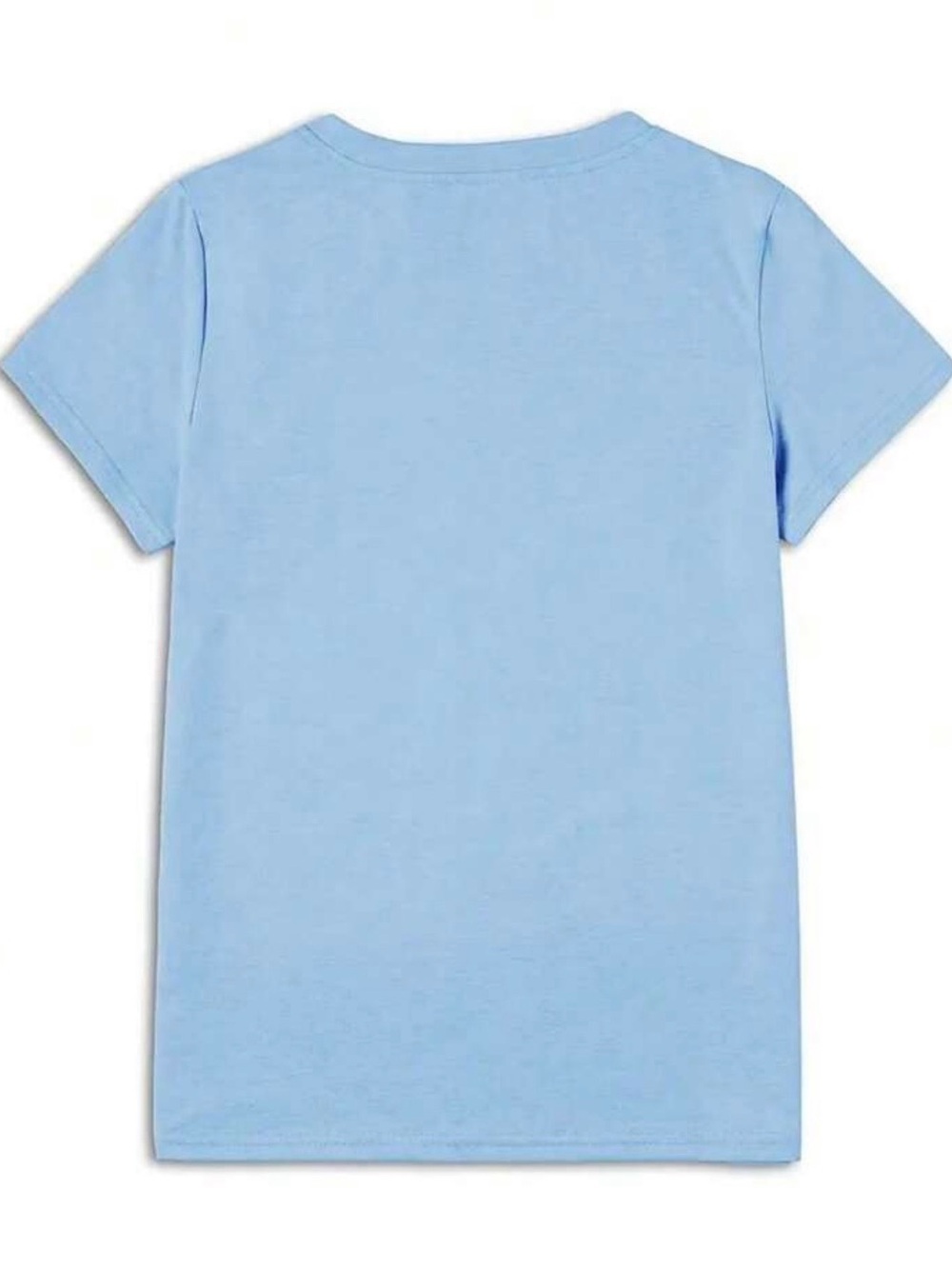 Women's Medium Light Blue Graphic Tee Shirt NWOT - Picture 2 of 3
